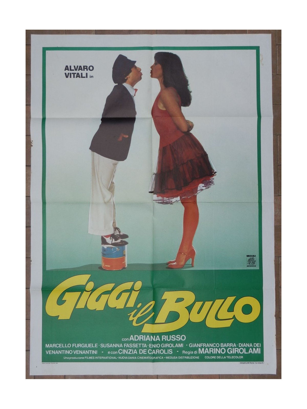 GIGGI IL BULLO Manifesto cinematografico originale 2F