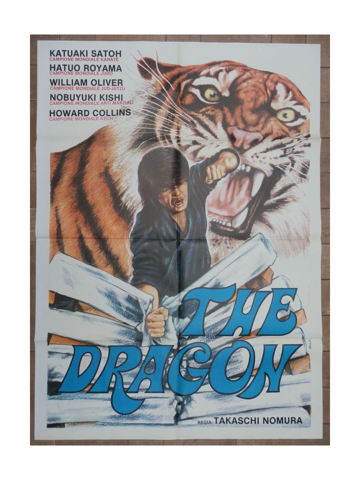 THE DRAGON Manifesto cinematografico originale 2F