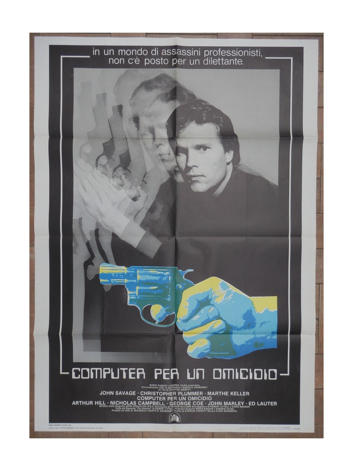 COMPUTER PER UN OMICIDIO Manifesto cinematografico originale 2F