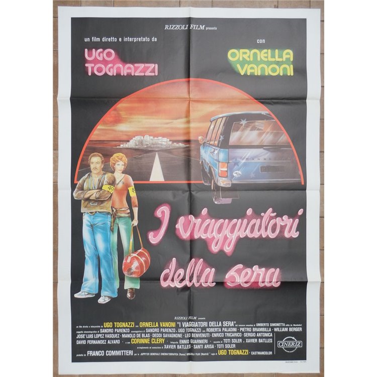 THE EVENING TRAVELLERS Original movie poster 2F