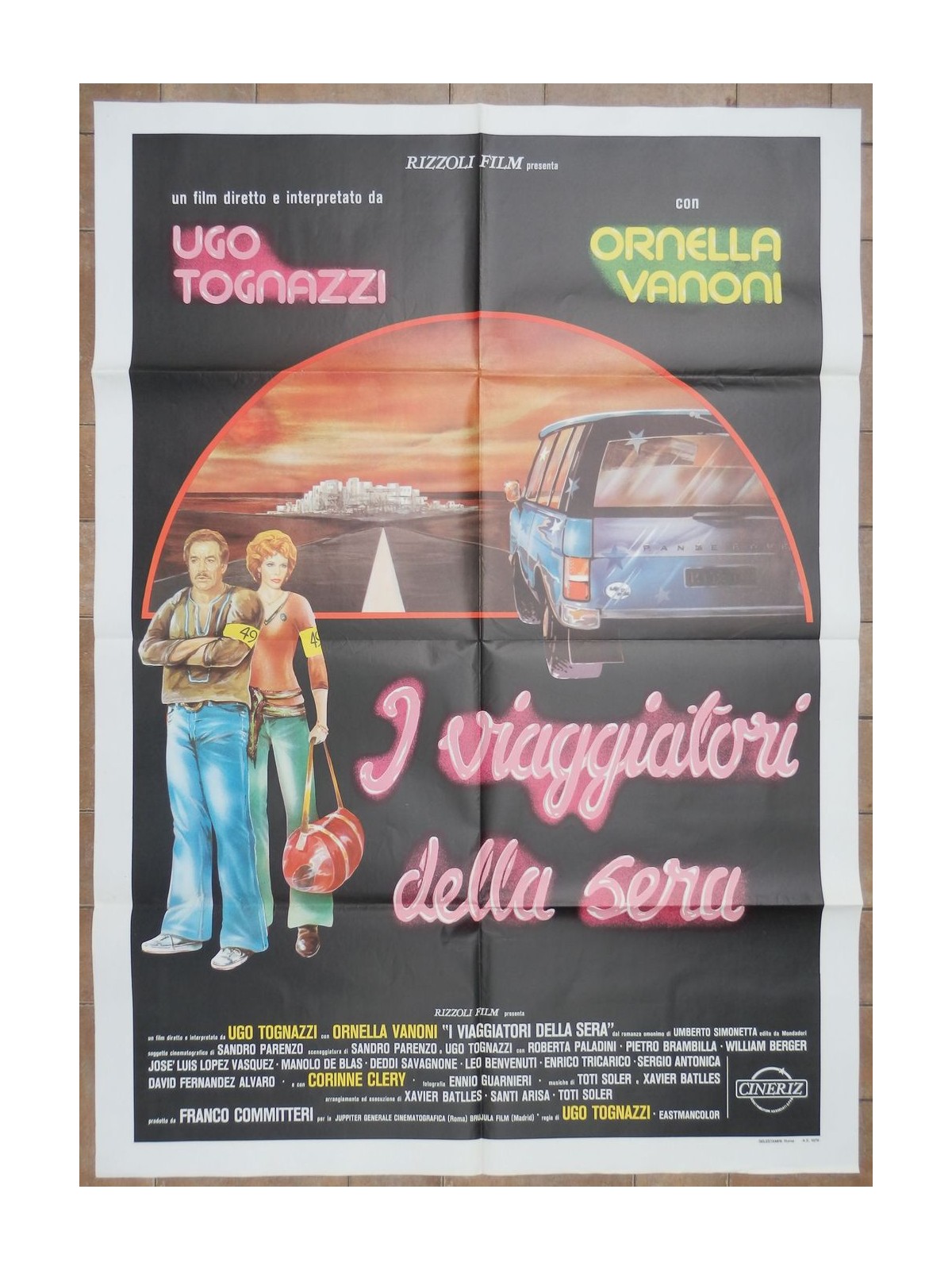 THE EVENING TRAVELLERS Original movie poster 2F