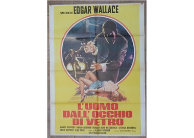 THE MAN WITH THE GLASS EYE Original Movie Poster 2F