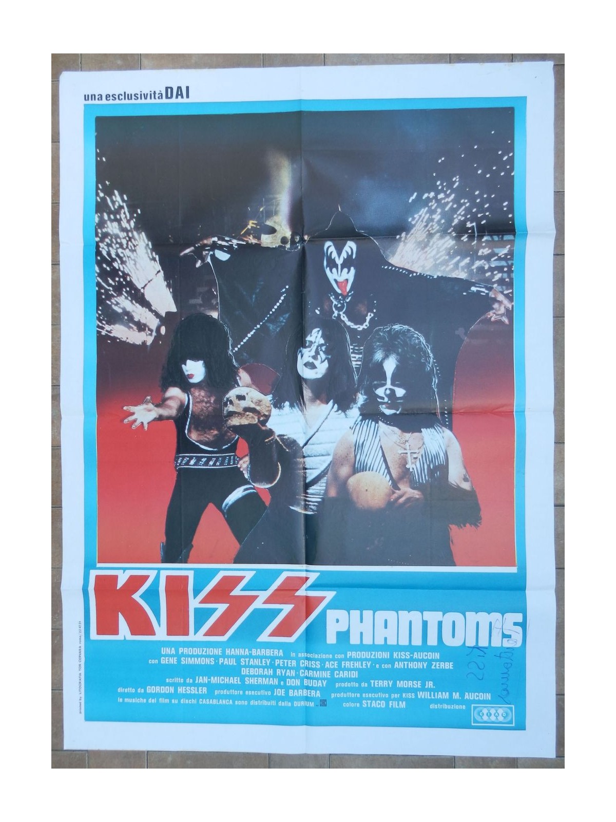KISS PHANTOMS Original Movie Poster 2F