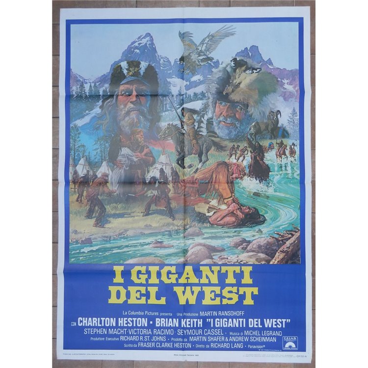 GIANTS OF THE WEST Original Movie Poster 2F