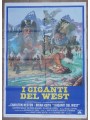 I GIGANTI DEL WEST Manifesto cinematografico originale 2F