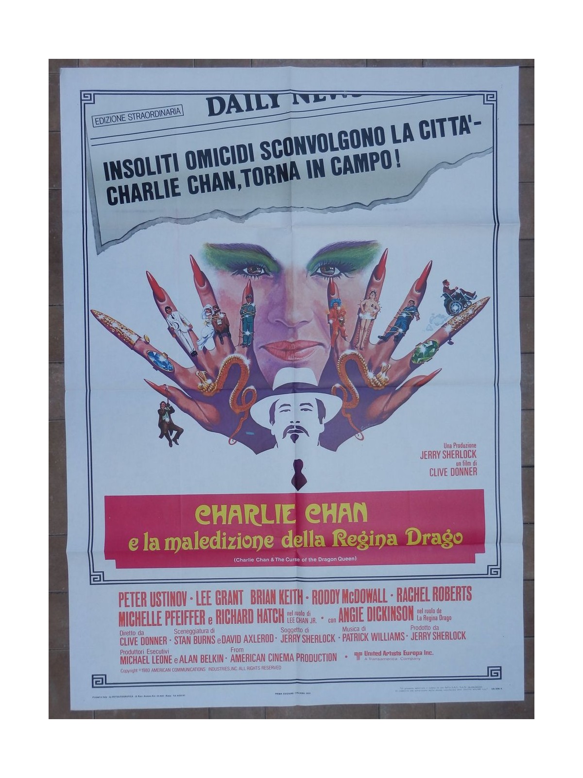 CHARLIE CHAN AND THE CURSE OF THE DRAGON QUEEN Original Movie Poster 2F