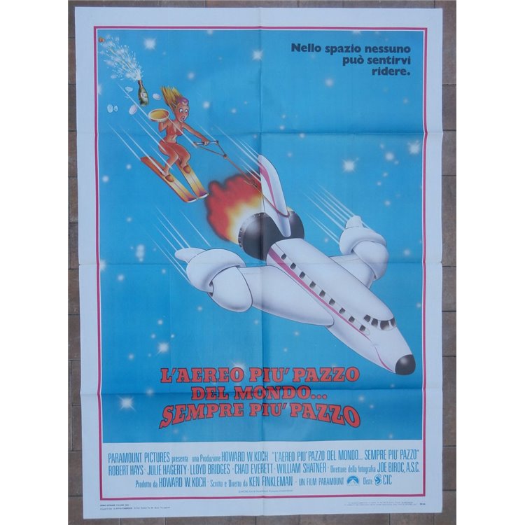 L'AEREO PIU' PAZZO DEL MONDO...SEMPRE PIU' PAZZO Manifesto cinematografico originale 2F