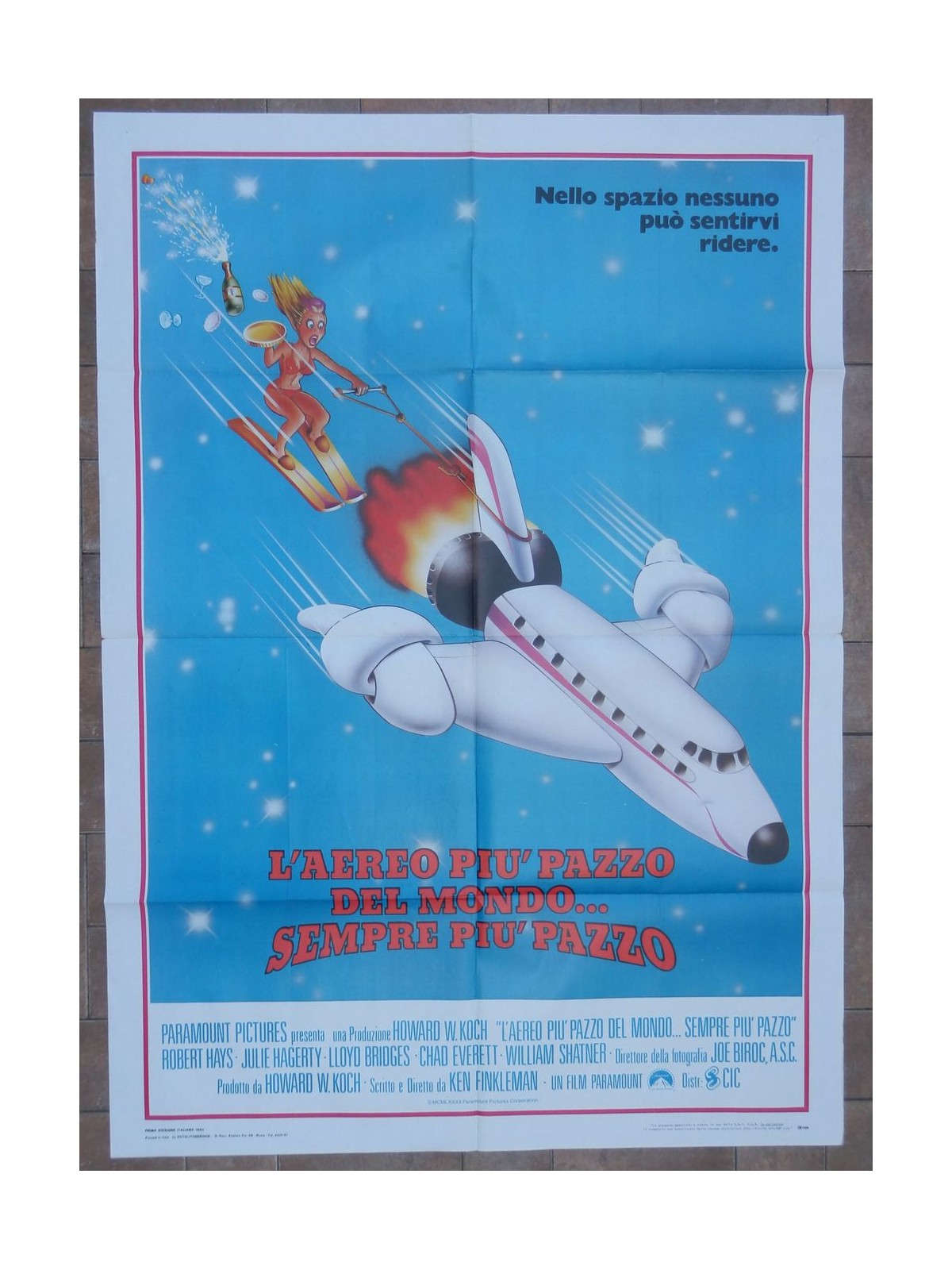 L'AEREO PIU' PAZZO DEL MONDO...SEMPRE PIU' PAZZO Manifesto cinematografico originale 2F