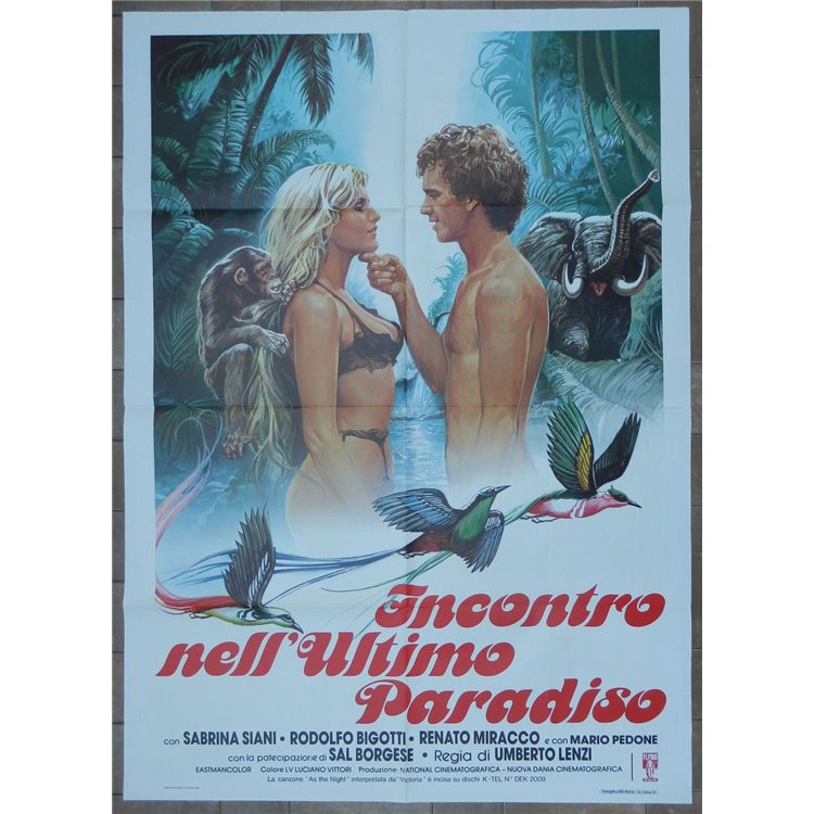 MEETING IN THE LAST PARADISE Original Movie Poster 2F