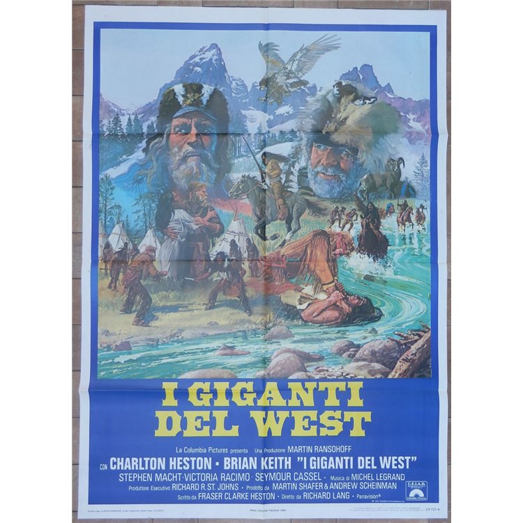 GIANTS OF THE WEST Original Movie Poster 2F a