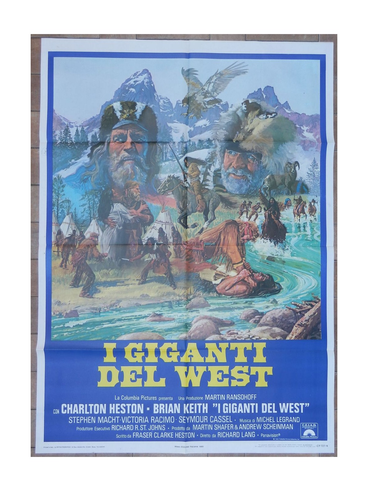 GIANTS OF THE WEST Original Movie Poster 2F a