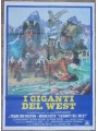 I GIGANTI DEL WEST Manifesto cinematografico originale 2F a