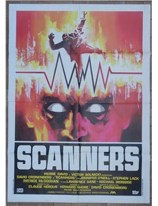 SCANNERS Original Movie Poster 2F