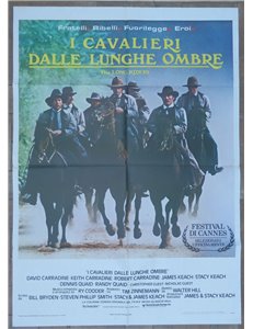 I CAVALIERI DALLE LUNGHE OMBRE Manifesto cinematografico originale 2F