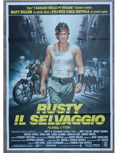 RUSTY IL SELVAGGIO Manifesto cinematografico originale 2F