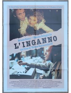 L'INGANNO Manifesto cinematografico originale 2F