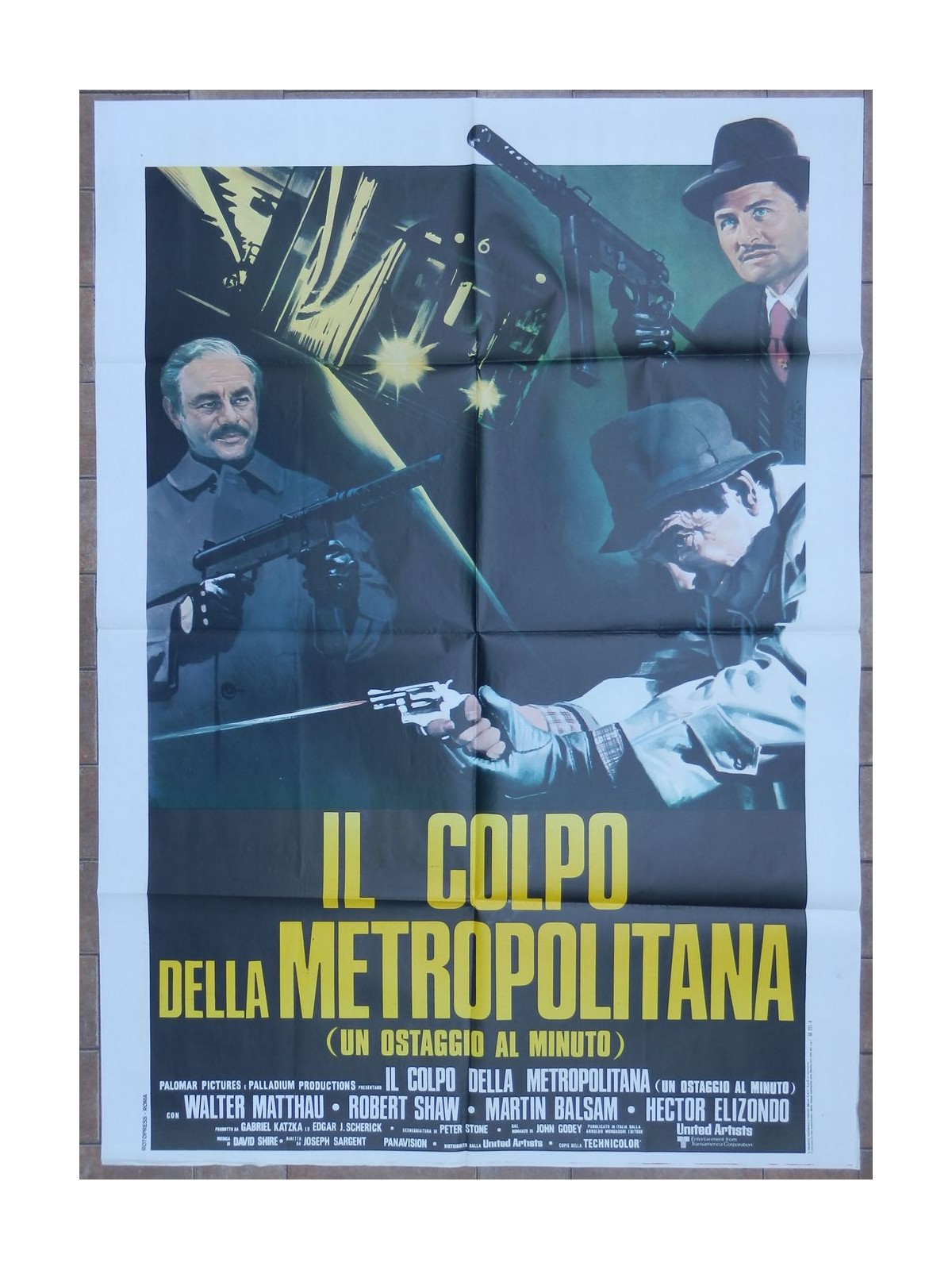 THE SUBWAY HEIST Original Movie Poster 2F