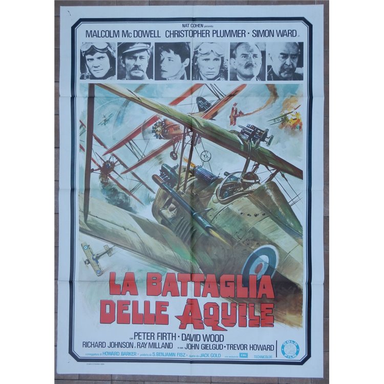 LA BATTAGLIA DELLE AQUILE Manifesto cinematografico originale 2F