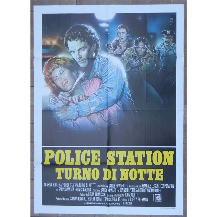 POLICE STATION TURNO DI NOTTE Manifesto cinematografico originale 2F