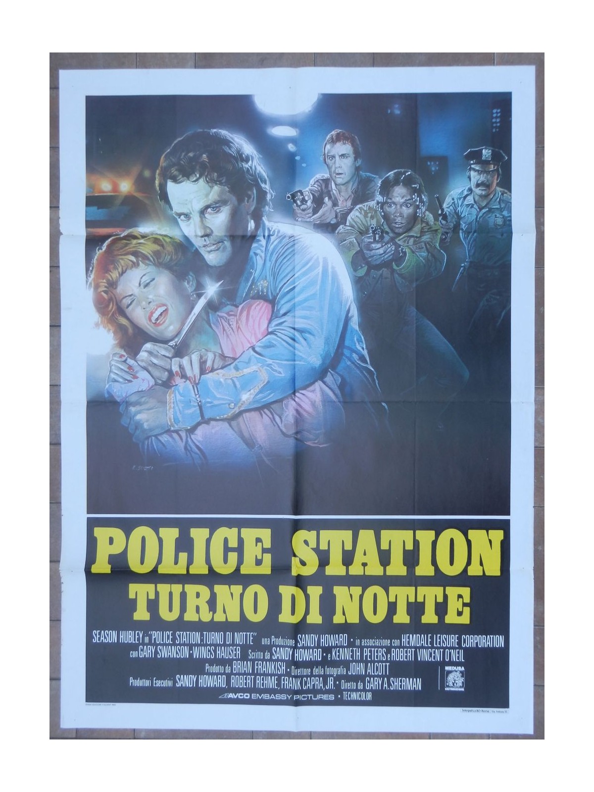 POLICE STATION NIGHT SHIFT Original Movie Poster 2F