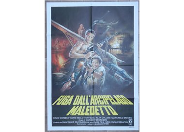 ESCAPE FROM THE CURSED ARCHIPELAGO Original Movie Poster 2F
