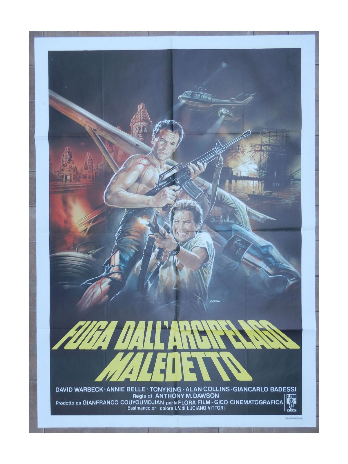 ESCAPE FROM THE CURSED ARCHIPELAGO Original Movie Poster 2F