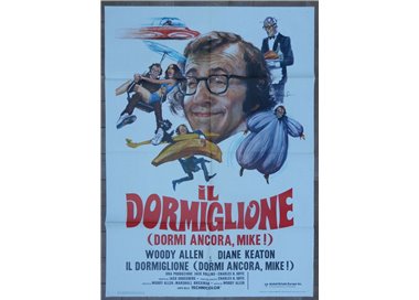 IL DORMIGLIONE Manifesto cinematografico originale 2F b