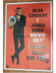 AGENTE 007 SI VIVE SOLO DUE VOLTE Manifesto cinematografico originale 1F