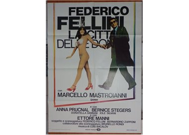 LA CITTA' DELLE DONNE Manifesto cinematografico originale 2F