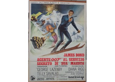 007 ON HER MAJESTY'S SECRET SERVICE Original Movie Poster 2F