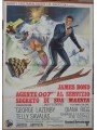 007 ON HER MAJESTY'S SECRET SERVICE Original Movie Poster 2F