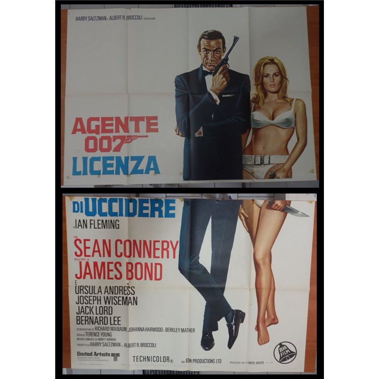 LICENSE TO KILL Original Movie Poster 4F