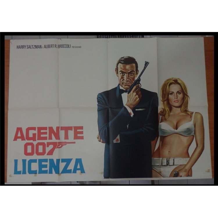 AGENTE 007 LICENZA DI UCCIDERE Manifesto cinematografico originale 4F