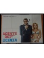 AGENTE 007 LICENZA DI UCCIDERE Manifesto cinematografico originale 4F