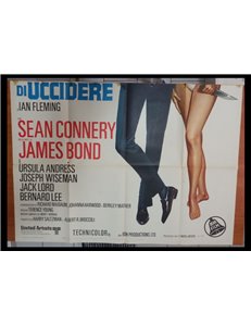 AGENTE 007 LICENZA DI UCCIDERE Manifesto cinematografico originale 4F