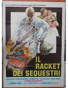 IL RACKET DEI SEQUESTRI Manifesto cinematografico originale 2F