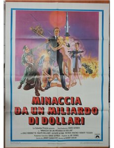 MINACCIA DA UN MILIARDO DI DOLLARI Manifesto cinematografico originale 2F
