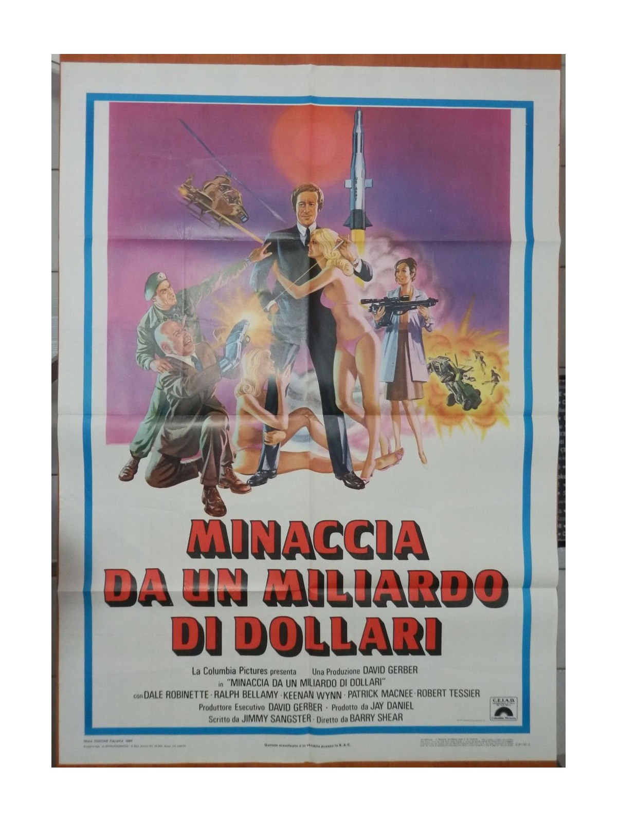 THE BILLION DOLLAR THREAT Original Movie Poster 2F
