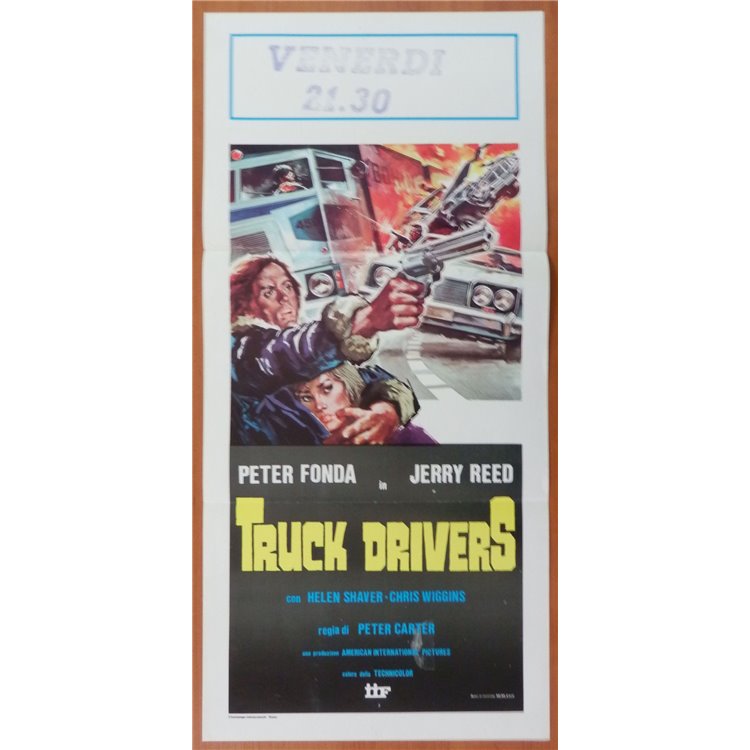 TRUCK DRIVERS Locandina cinematografica originale