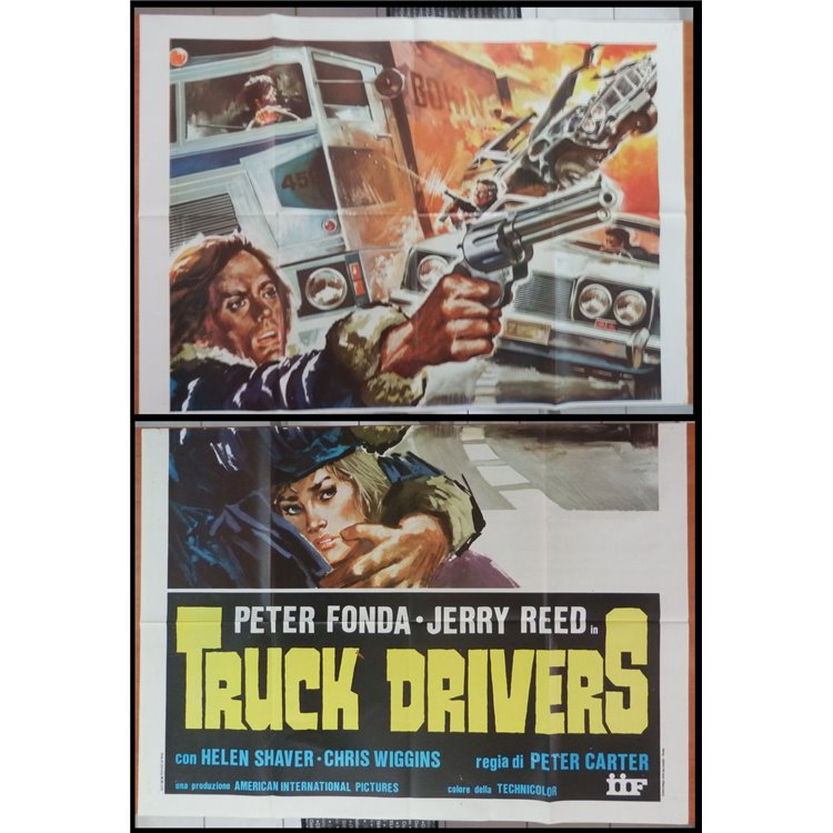 TRUCK DRIVERS Original Movie Poster 4F