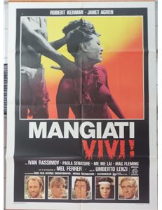 MANGIATI VIVI Manifesto cinematografico originale 2F