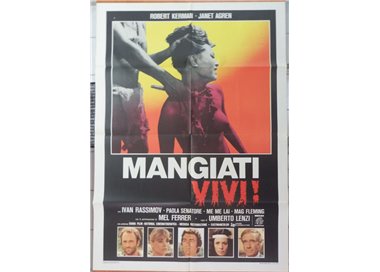MANGIATI VIVI Manifesto cinematografico originale 2F