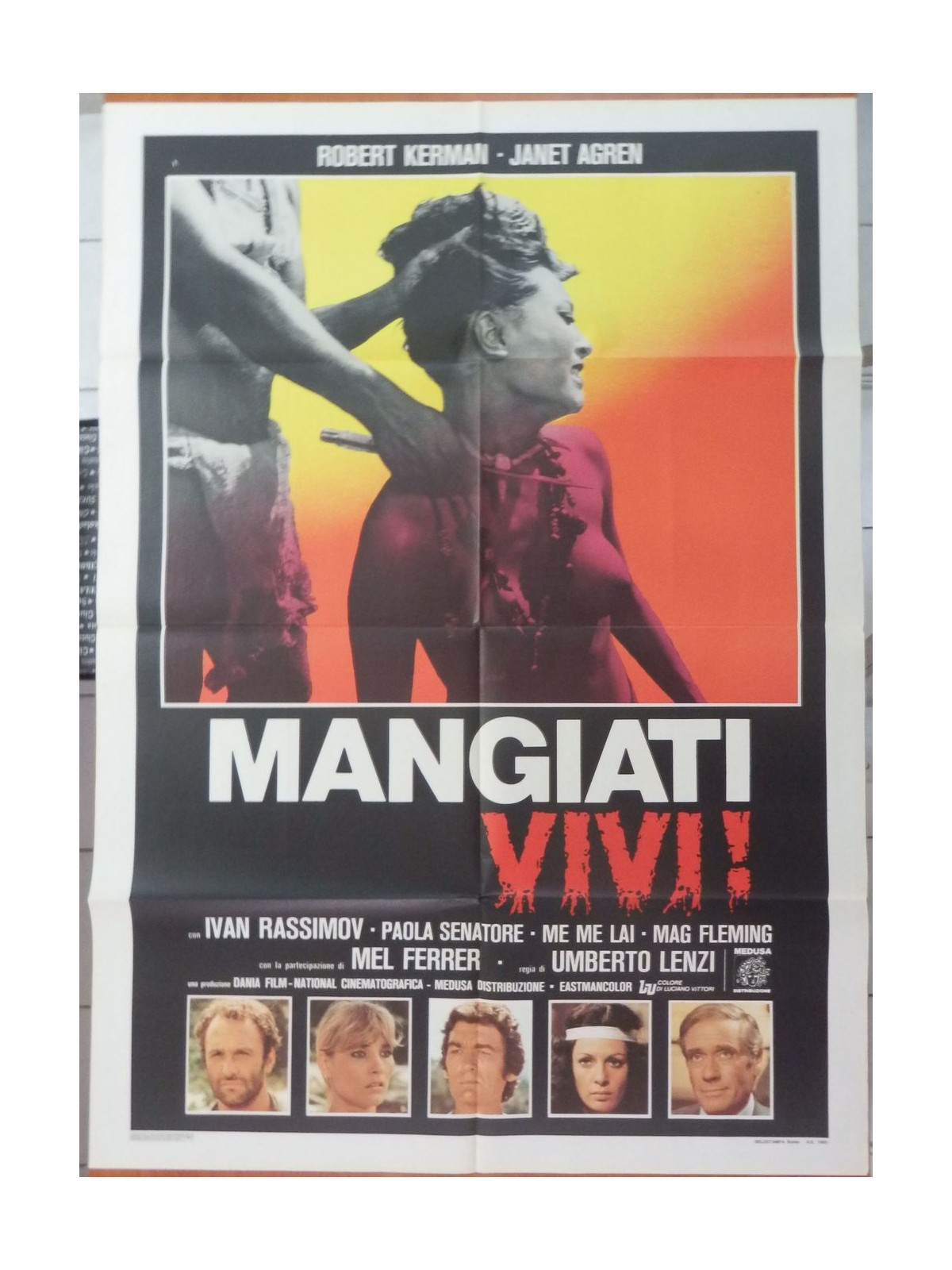 MANGIATI VIVI Manifesto cinematografico originale 2F