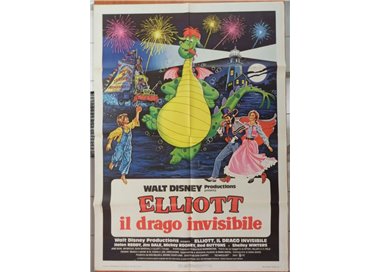 ELLIOTT IL DRAGO INVISIBILE Manifesto cinematografico originale 2F