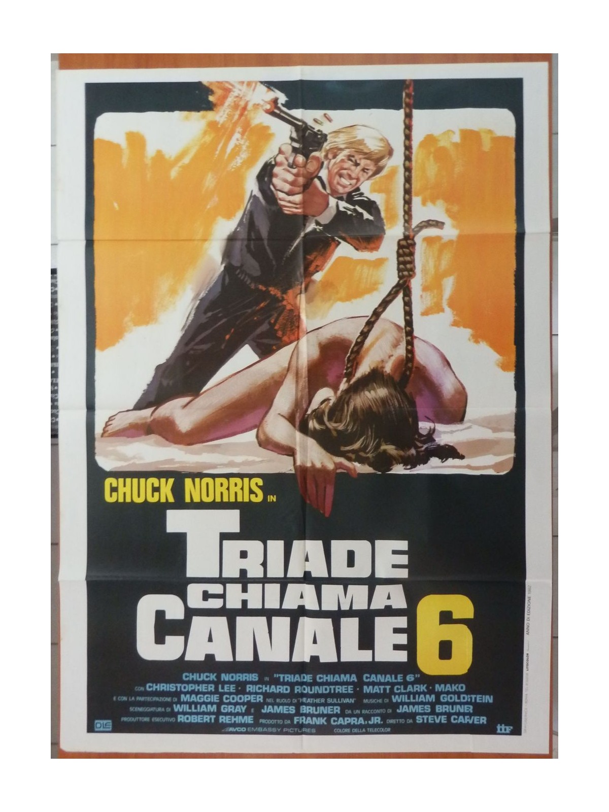 TRIADE CHIAMA CANALE 6 Manifesto cinematografico originale 2F