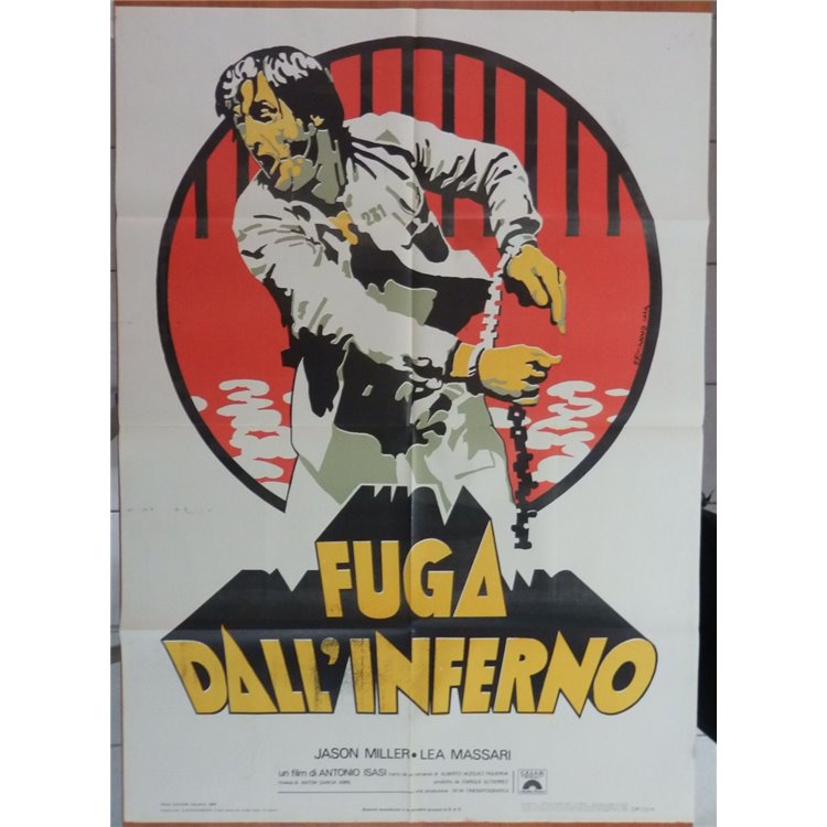 FUGA DALL'INFERNO Manifesto cinematografico originale 2F