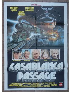 CASABLANCA PASSAGE Manifesto cinematografico originale 2F