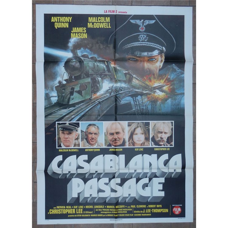 CASABLANCA PASSAGE Manifesto cinematografico originale 2F