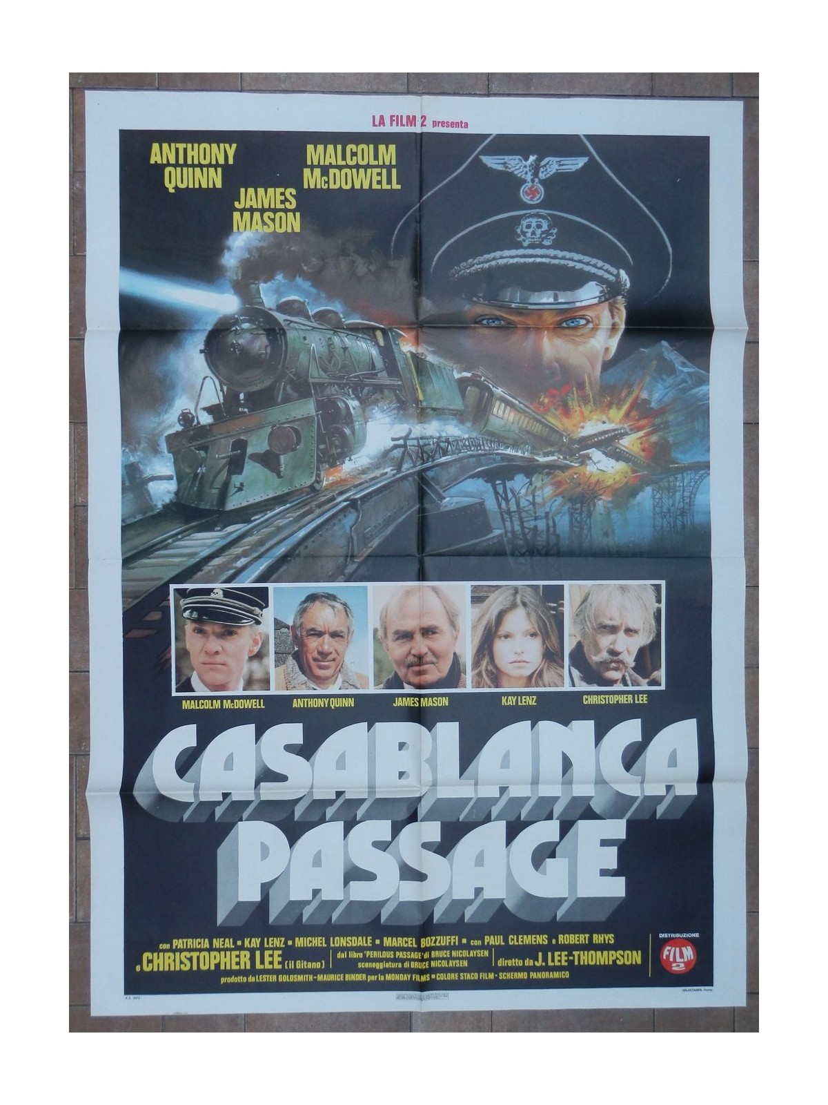 CASABLANCA PASSAGE Manifesto cinematografico originale 2F