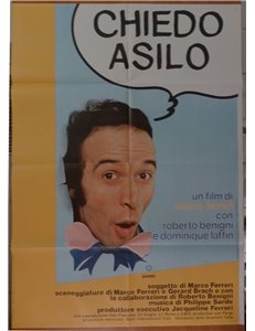 CHIEDO ASILO Manifesto cinematografico originale 2F